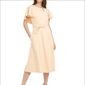 CALVIN Klein midi dress, good as new, worn twice. size 10 fits (10-18)